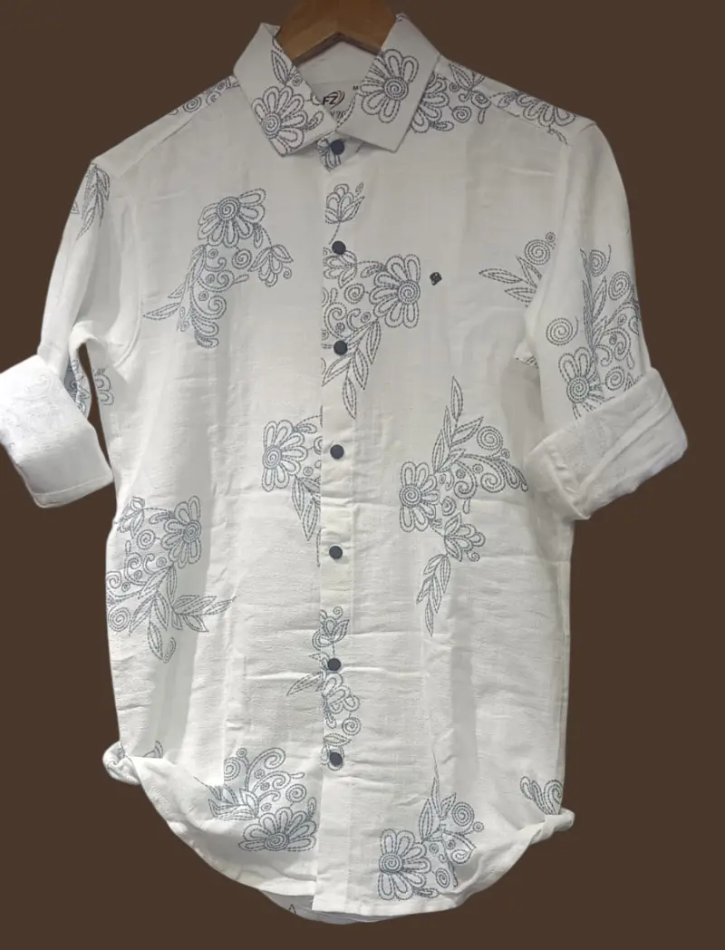 Men’s casual shirts,Popkon fabric ,(Size.  M , L, XL ) Just order and we will call to confirm your order.